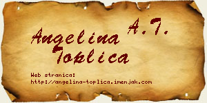 Angelina Toplica vizit kartica
